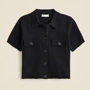 J.Crew Short sleeve pocket cardigan